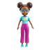 Mattel Polly Pocket Κούκλα με αξεσουάρ - Κούκλα Γαλάζια μπλούζα & φούξια παντελόνι