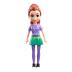 Mattel Polly Pocket Κούκλα με αξεσουάρ - Κούκλα Lila με μωβ μπλούζα  & πράσινη φούστα