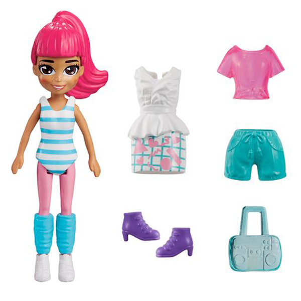 Mattel Polly Pocket - Νέα Κούκλα με μόδες Mini pack Sport Fashion