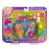 Mattel Polly Pocket G - Νέες Κούκλες με μόδες μεγάλο pack Fruity Pool Fun Fashion Pack