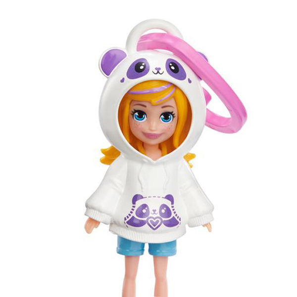 Mattel Polly Pocket Κούκλα με φουτεράκι Panda