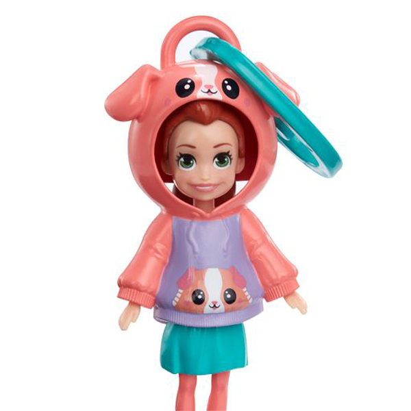 Mattel Polly Pocket Κούκλα με φουτεράκι Σκυλάκι