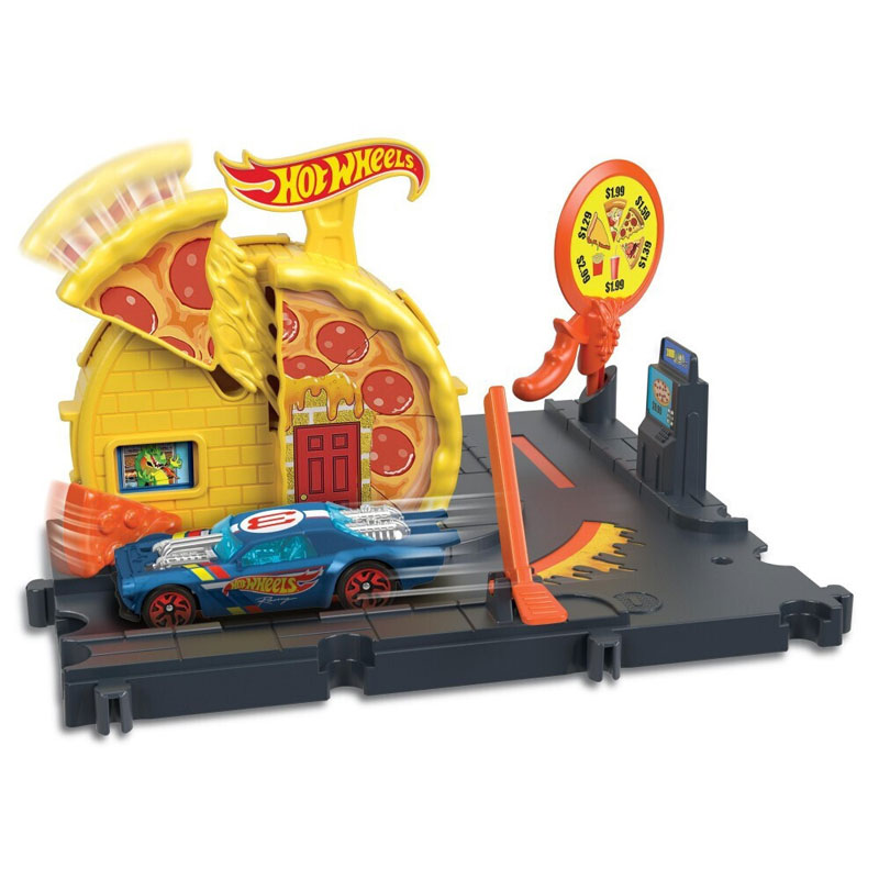 Mattel Hot Wheels City Μίνι Πίστες Speedy Pizza Pick-up