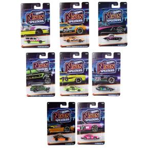 Mattel Hot Wheels Αυτοκινητάκια Neon Speeders F Σετ των 8 HLH72