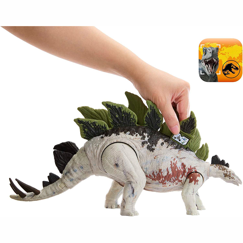 Mattel Jurassic World Νέοι Μεγάλοι Δεινόσαυροι A 35cm Stegosaurus