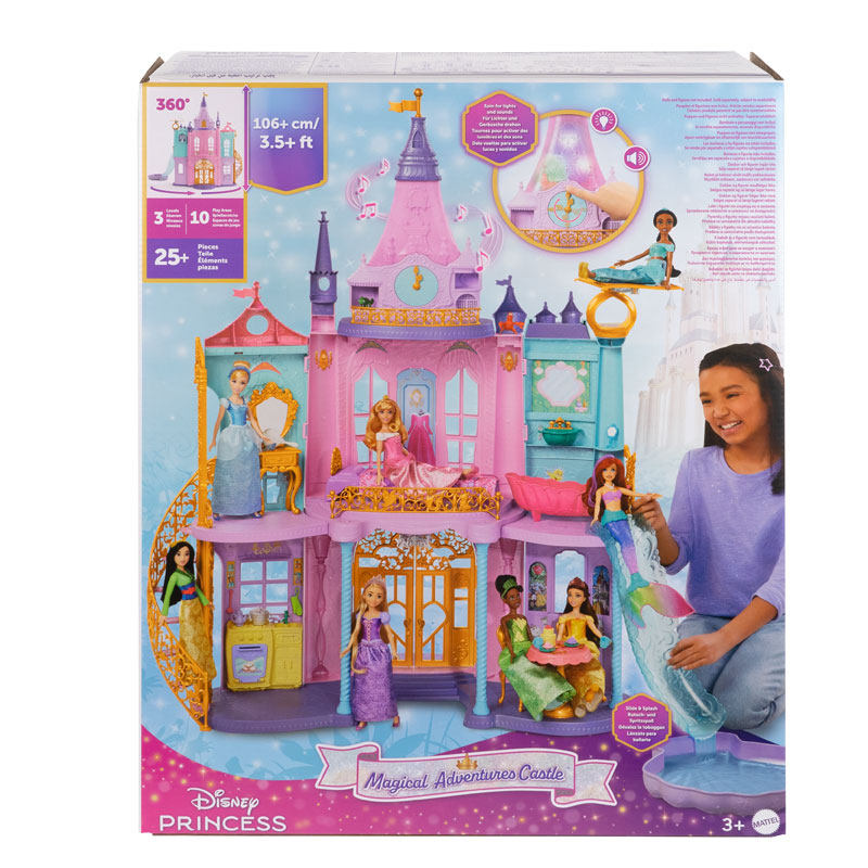 Mattel Disney Princess Ultimate Castle Doll House With Lights & Sounds Μαγικό Κάστρο 120cm HLW29