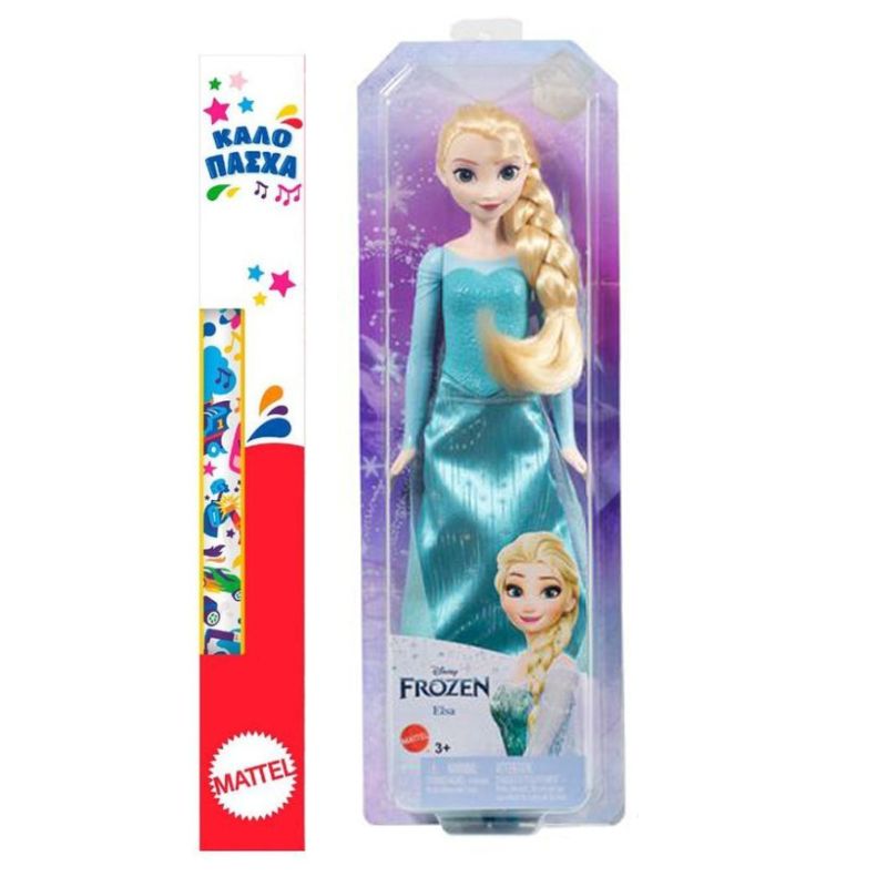 Λαμπάδα Mattel Disney Frozen - Βασικές Κούκλες - Elsa Disney Frozen I 30 cm