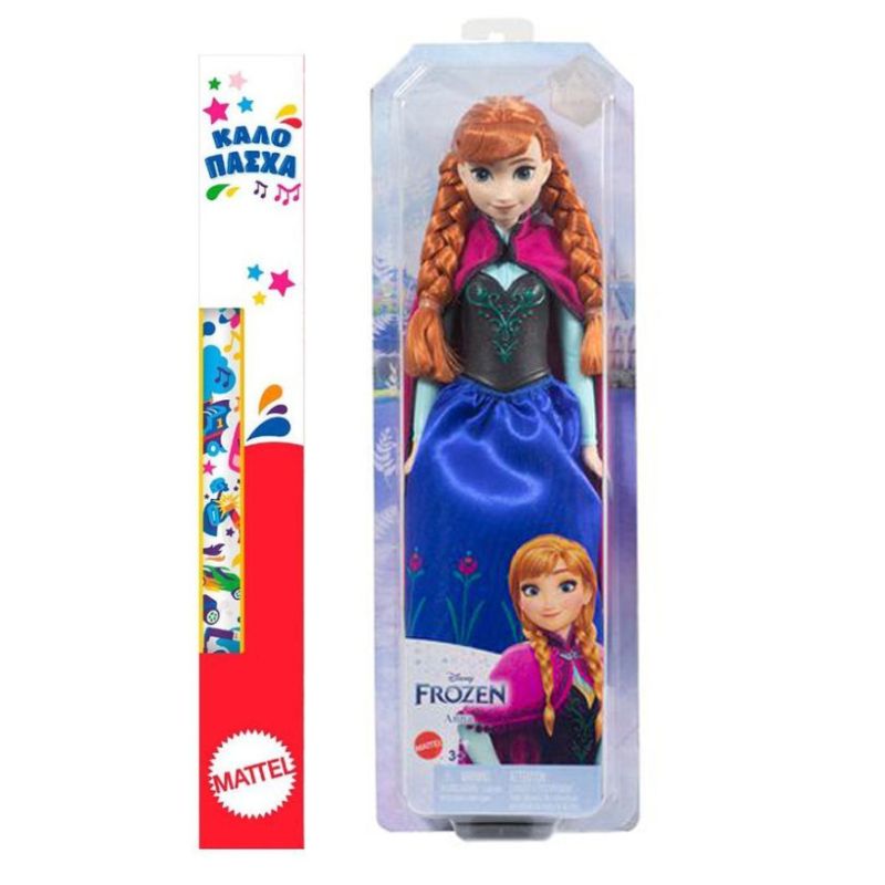 Λαμπάδα Mattel Disney Frozen - Βασικές Κούκλες - Anna Disney Frozen I 30 cm