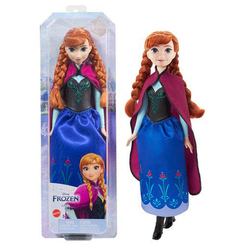 Λαμπάδα Mattel Disney Frozen - Βασικές Κούκλες - Anna Disney Frozen I 30 cm