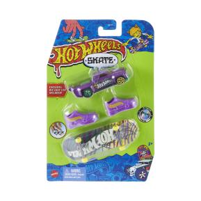 Mattel Hot Wheels Skate, Παπούτσια & Αυτοκινητάκι Feline Risky & Solid Musscle