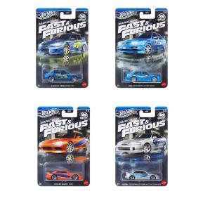 Mattel Hot Wheels Συλλεκτικά Fast & Furious 25th Anniversary Graphic Remix  Σετ των 4 (2-5)