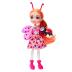 Mattel Enchantimals™ N Glam Party-Κούκλα & Ζωάκι Φιλαράκι-Ladonna Ladybug & Waft