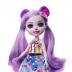 Mattel Enchantimals™ N Glam Party-Κούκλα & Ζωάκι Φιλαράκι-Pemma Panda & Clamber