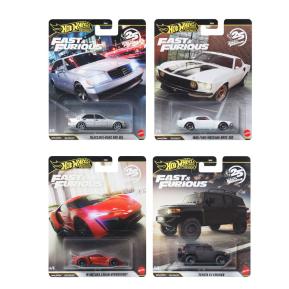 Mattel Hot Wheels Συλλεκτικά Αυτοκινητάκια Fast & Furious N 25th Anniversary Premium Σετ των 4 (2-5)