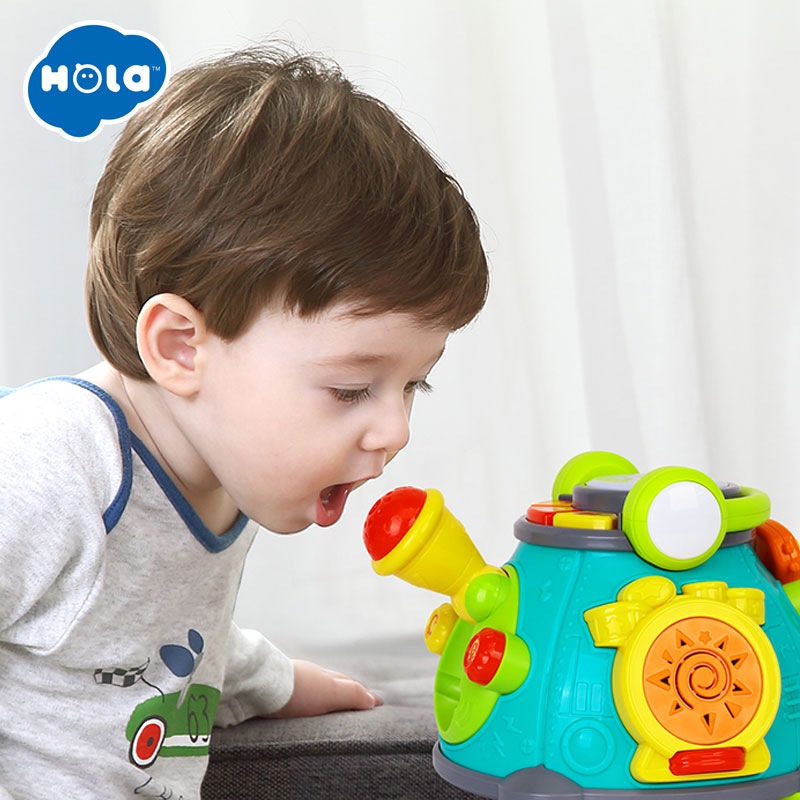 Hola Karaoke Baby Music Activity Cube Play Center 1107