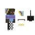 Mattel Minecraft Creator Series Φιγούρα 8cm Checkered Slacks