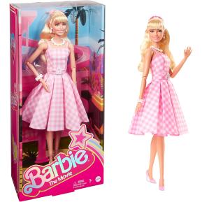 Mattel Barbie™ Movie Margot Robbie Pink Gingham Dress HPJ96