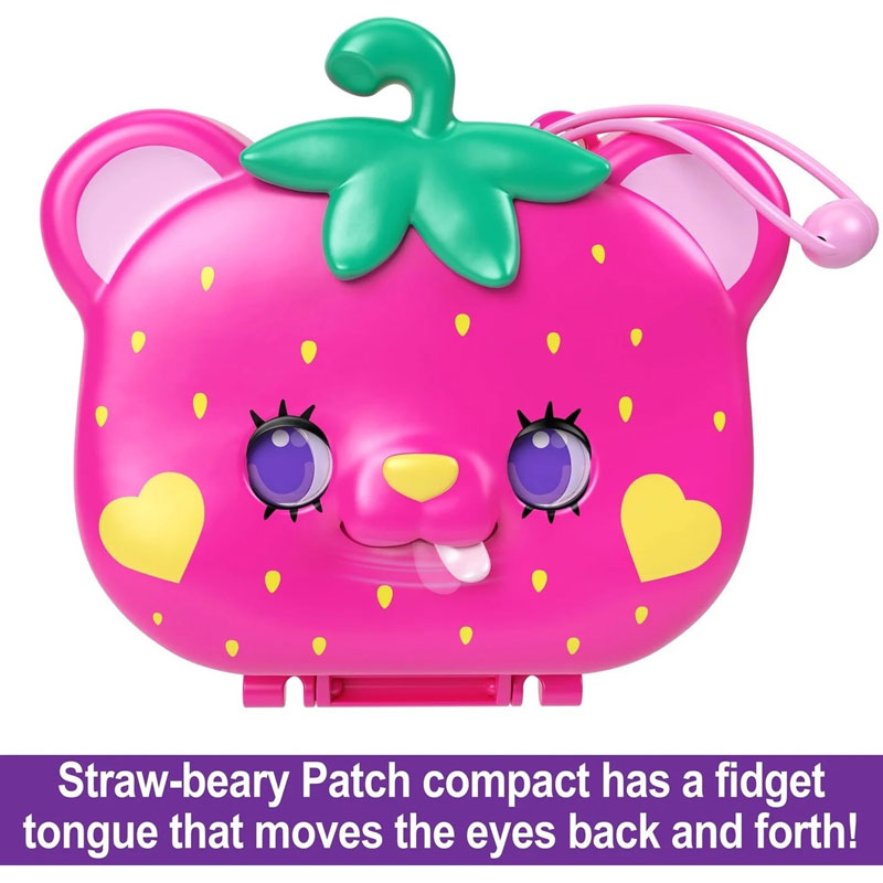 Mattel Polly Pocket Μίνι Ο Κόσμος της Polly Σετ Straw-beary Patch Compact