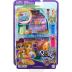 Mattel Polly Pocket Μίνι Ο Κόσμος της Polly Σετ Seaside Puppy Ride Compact