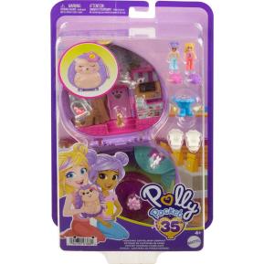 Mattel Polly Pocket Μίνι Ο Κόσμος της Polly Σετ Hedgehog Coffee Shop Compact
