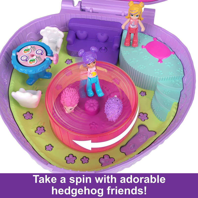 Mattel Polly Pocket Μίνι Ο Κόσμος της Polly Σετ Hedgehog Coffee Shop Compact