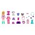 Mattel Polly Pocket G - Νέα Κούκλα με μόδες μεσαίο pack Gaming
