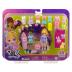 Mattel Polly Pocket - Νέες Κούκλες με μόδες μεγάλο pack Surf Sunset Fashion Pack