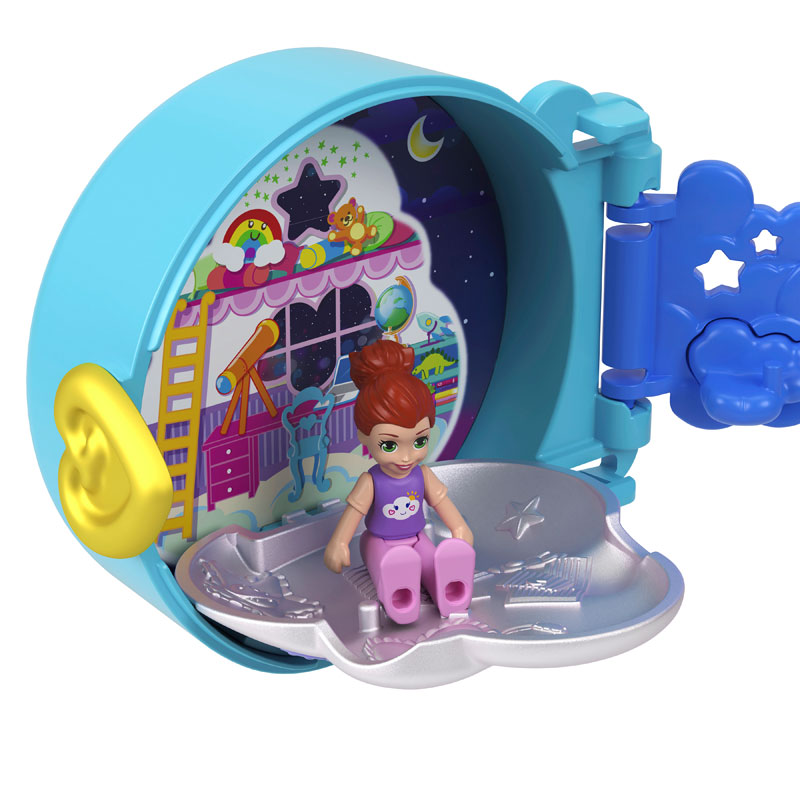 Mattel Polly Pocket On The Go Fun Purple - Rainbow