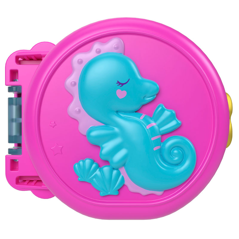 Mattel Polly Pocket On The Go Fun Purple - Seahorse