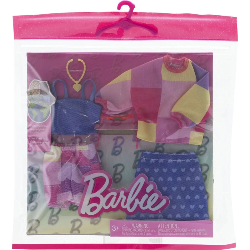 Mattel Barbie Μόδες G - Σετ Των 2 Pink & Blue Inspired Skirt