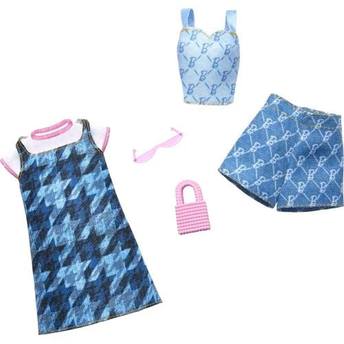 Mattel Barbie Μόδες G - Σετ Των 2  Denim Outfits