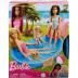 Mattel Barbie Νέα Εξωτική Πισίνα με Κούκλα HRJ74