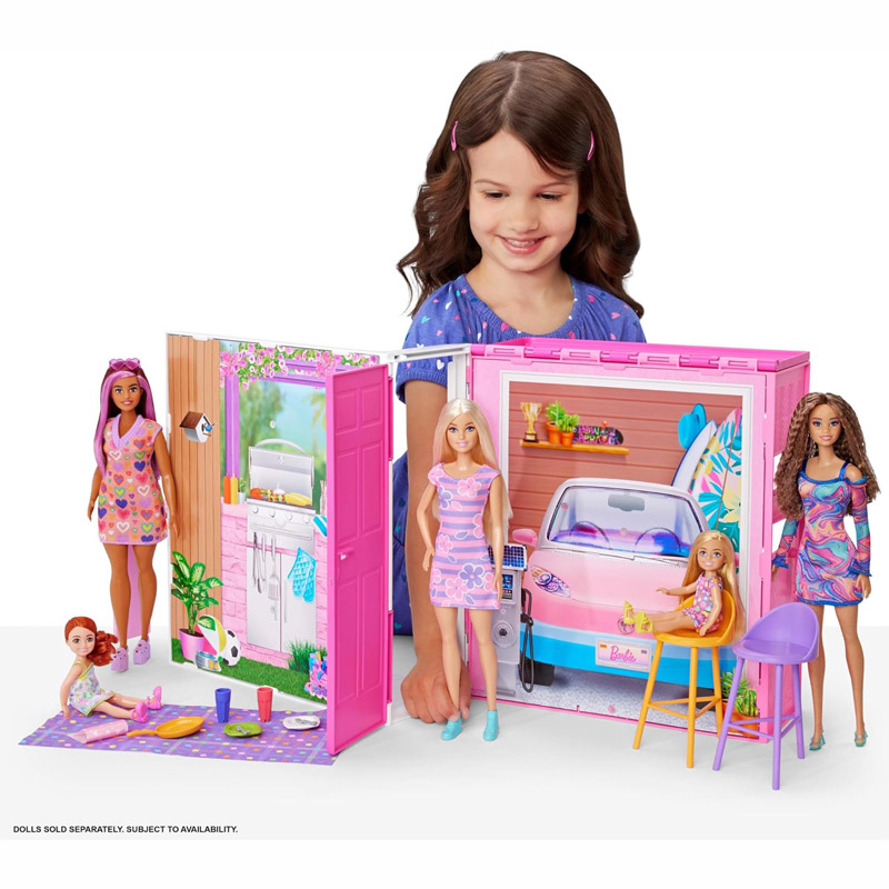 Mattel Barbie Νέο Σπιτάκι Βαλιτσάκι HRJ76