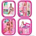 Mattel Barbie Νέο Σπιτάκι Βαλιτσάκι HRJ76