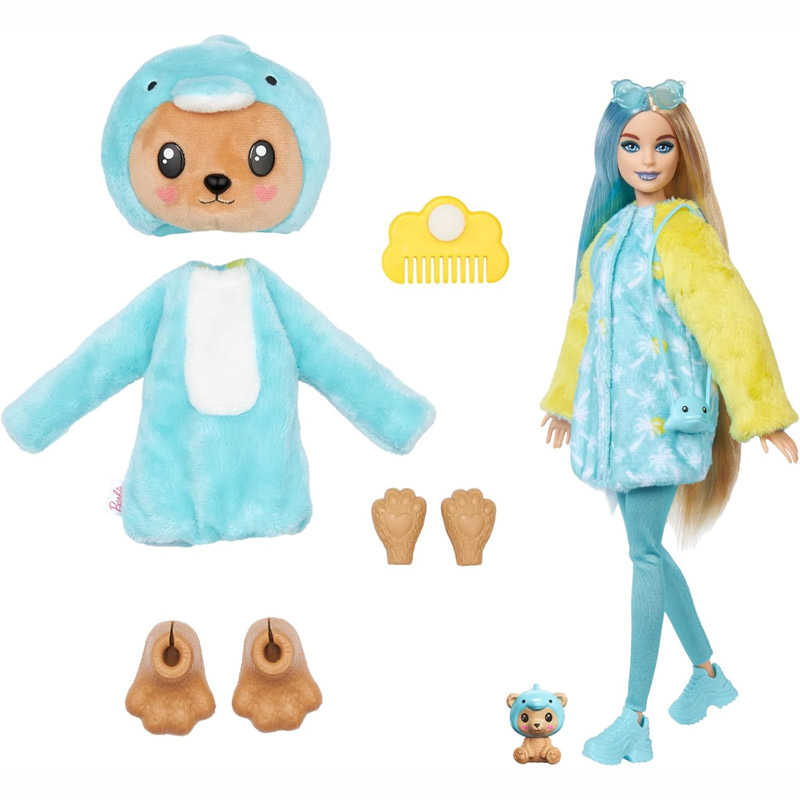 Mattel Barbie® Cutie Reveal™ Doll - Αρκουδάκι Δελφίνι
