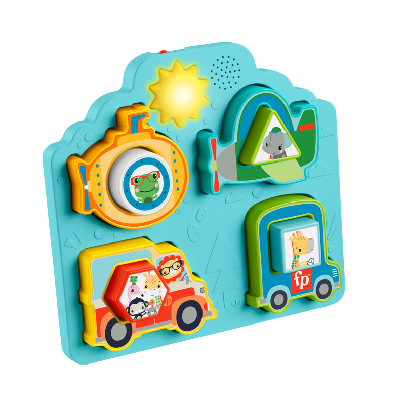 Fisher-Price® Shapes Sounds Vehicle Puzzle Παζλ Οχημάτων Με Σχήματα Και Ήχους HRP31
