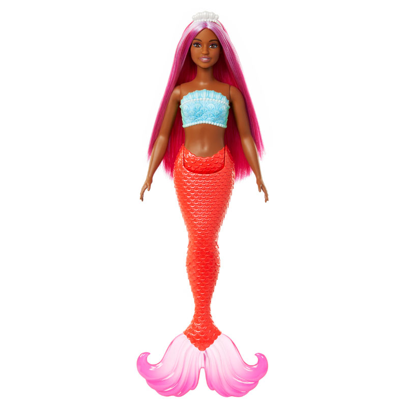 Mattel Barbie Νέα Γοργόνα Κοραλί Ουρά