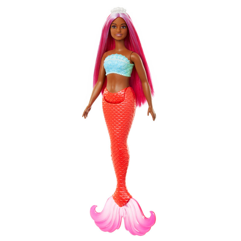 Mattel Barbie Νέα Γοργόνα Κοραλί Ουρά