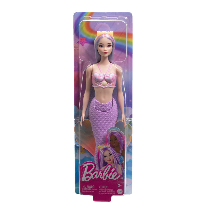 Mattel Barbie Νέα Γοργόνα Λιλά Ουρά