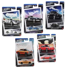 Mattel Hot Wheels Αυτοκινητάκια - Silver Series National Icons Σετ των 5 HRT81
