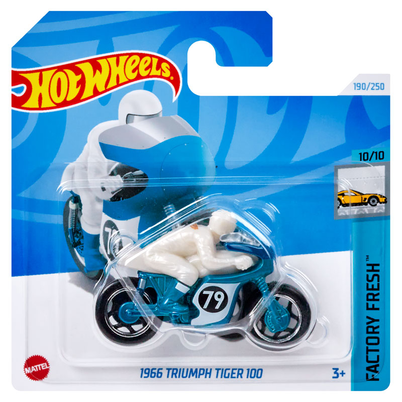 Mattel Hot Wheels A Αυτοκινητάκι 1966 Triumph Tiger 100
