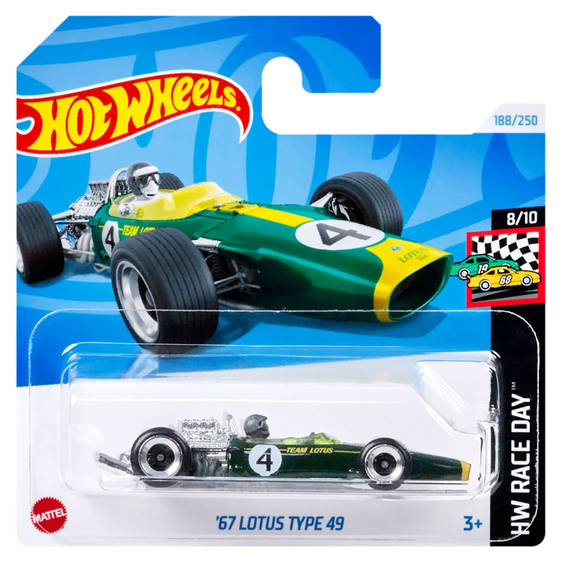 Mattel Hot Wheels A Αυτοκινητάκι '67 Lotus Type 49