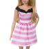 Mattel Barbie® Ριγέ Φόρεμα 65th Anniversary HTH66