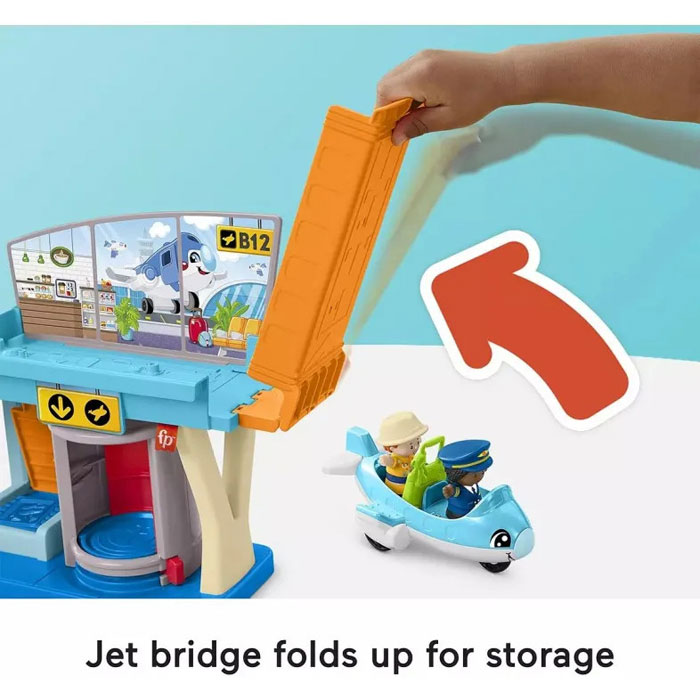 Fisher Price® Little People® Everyday Adeventures Αεροδρόμιο HTJ26