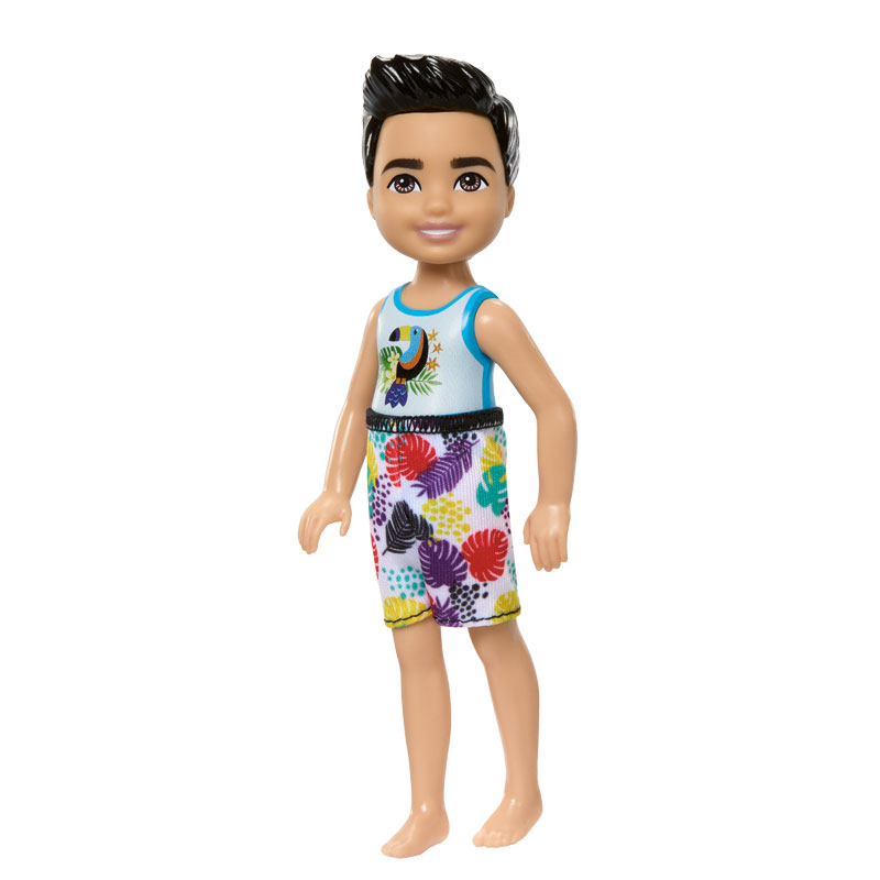 Mattel Barbie Τσέλσι & Φίλες Beach Doll 15cm Boy With Swimsuit