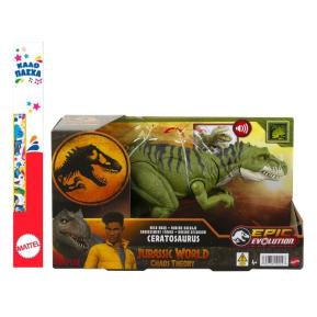 Λαμπάδα Mattel Jurassic World Δεινόσαυροι με κινούμενα μέλη & ήχους Ceratosaurus