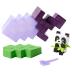 Mattel Minecraft Μίνι Φιγούρες Εξόρηξης 5cm - Φιγούρα Έκπληξη Μωβ
