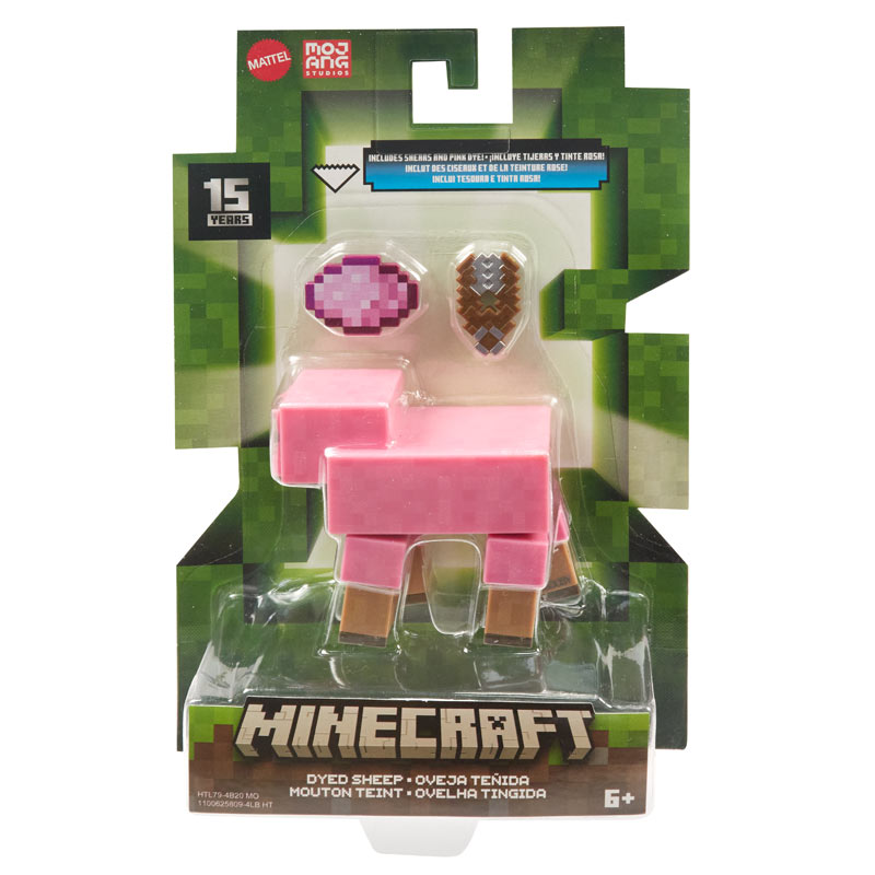 Mattel Minecraft Φιγούρα 8cm Dyed Sheep