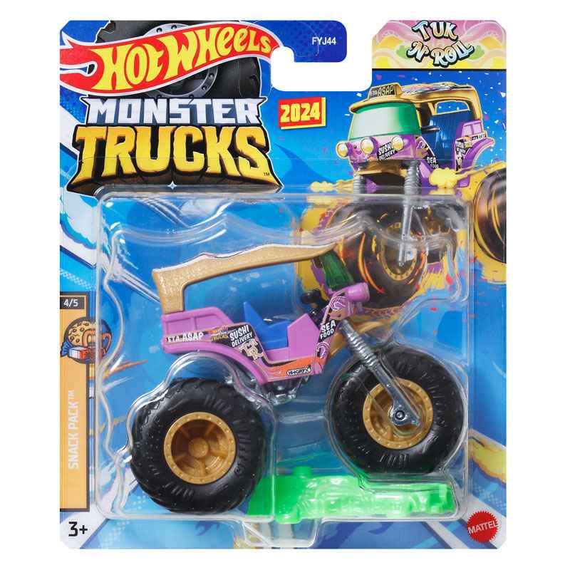 Mattel Hot Wheels Οχήματα Monster Trucks Tuk N' Roll