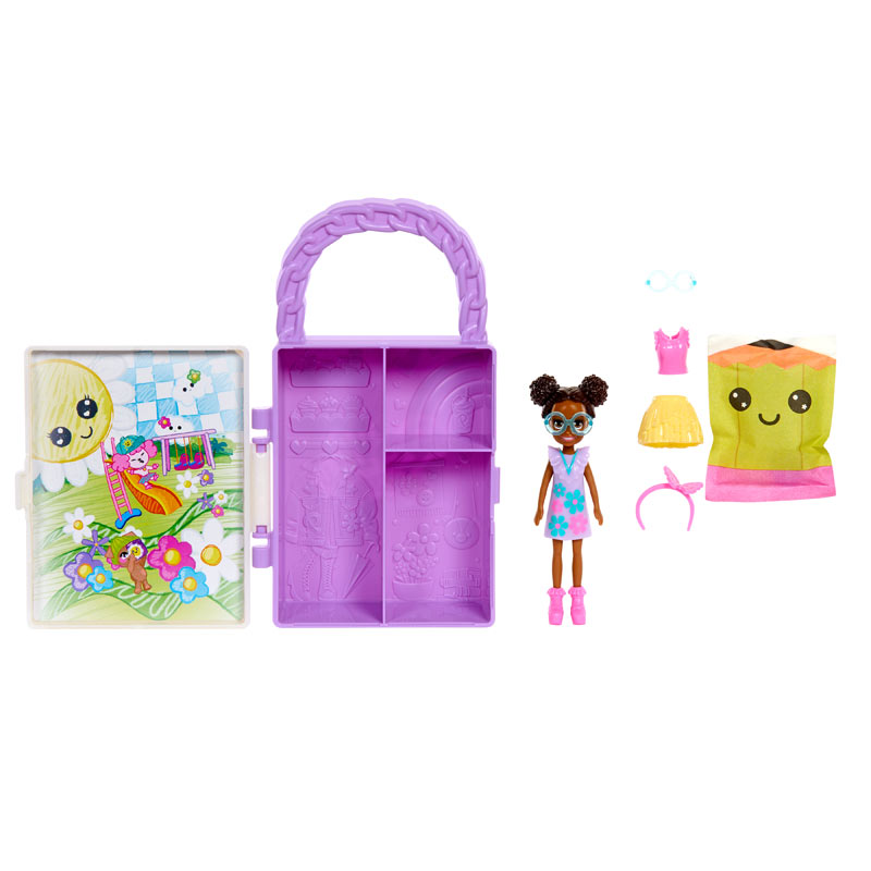 Mattel Polly Pocket Κασετίνες Μόδας Λευκό Σημειωματάριο